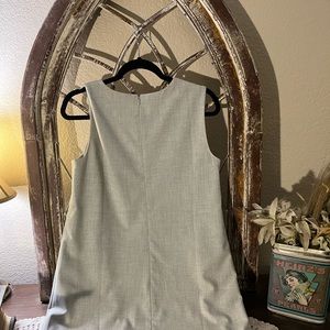 Ann Taylor Taupe Dress Size 8 With Keyhole